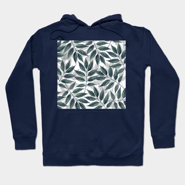 Modern autumn leaves image Hoodie by InovArtS